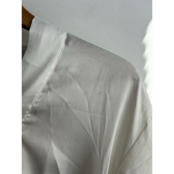 Vintage Y2K Victoria's Secret Satin Long Robe White/ Ivory With Pockets XS/S NWT - Picture 5 of 11